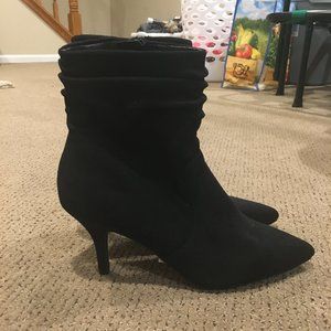 NWT Charlotte Russe Black Heeled Booties